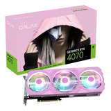 Placa De Vídeo Galax Geforce Rtx 4070 Pink Gddr6x 12gb