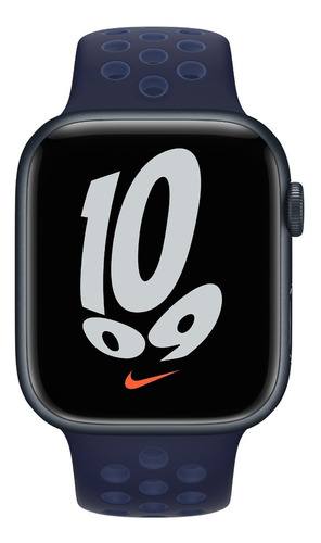 Apple Watch Nike Series 7 Gps 45mm Midnight Mknc3le/a