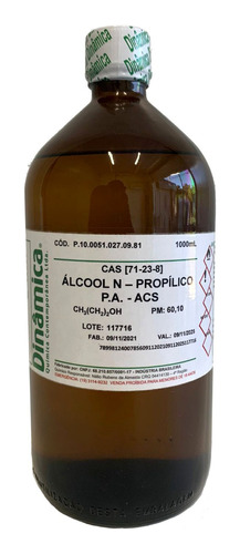 Álcool N Propílico P A - 1 L
