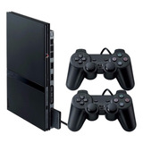 Playstation 2 Completo Com 2 Controles E Memory Card - Play 2