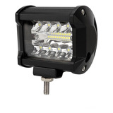 Faro Auxiliar Led 60w Spot Flood Off Road Moto 4x4