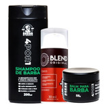 Barba De Respeito - Kit Blend + Shampoo 4por1 + Balm