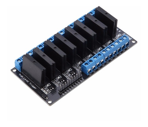 Modulo Relevador Relay Estado Solido 8 Canales 5v Low Level