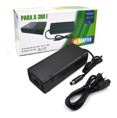 Transformador Fuente Poder Compatible Consola Xbox 360 E