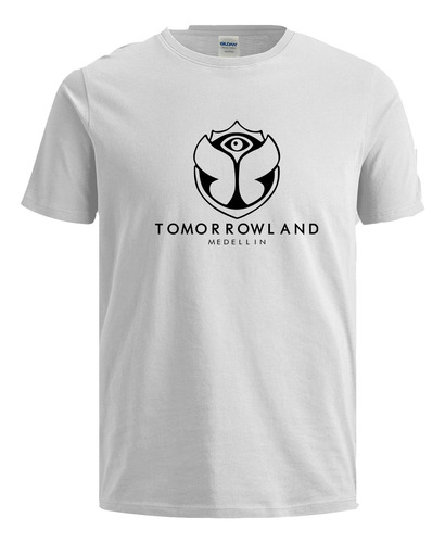 Camiseta Electronica Tomorrowland Medellin 100% Algodon