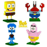 Bob Esponja Y Amigos Mini Bloques Para Armar Patricio Bob