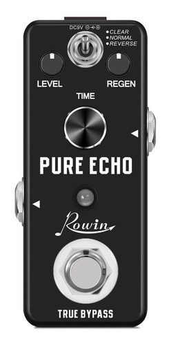 Pedal De Efectos De Guitarra Rowin Lef-3803 Digital Delay Pu