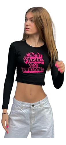 Remera Top Life In Plastic Barbie Teens So Cippo Girls 