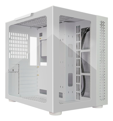 Gabinete Game Factor Csg700 Con Ventana, Midi-tower Blanco