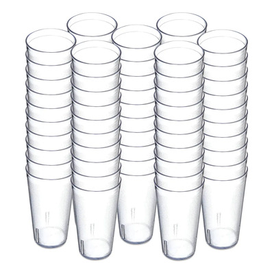 70 Vasos Plástico Policarbonato 354ml 12oz Uso Rudo Transparente | Envío gratis