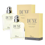 Paquete Dune Christian Dior Caballero 100ml Edt Original 2pz