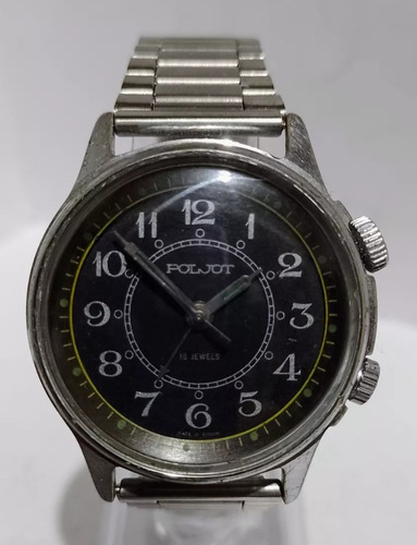 Reloj Ruso Poljot Alarma Mecánica '70s Antíguo No Longines 
