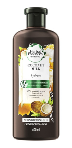 Acondicionador Herbal Essences Coconut Milk Bío Renew 400 Ml