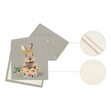 Manteles De Mesa Con Diseño De Conejo De Pascua, 33 X 180 Cm