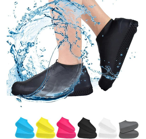 Cubre Zapatos Antideslizante Impermeable Para Lluvia Camping