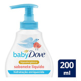 Sabonete Líquido Hidratação Enriquecida Dove Baby 200ml