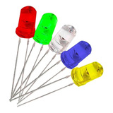 Pack 100 Leds 3mm Led Rojo Amarillo Verde Azul Blanco