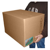 Cajas Mudanza Reforzadas Carton Corrugado 60x40x40 Pack 10u