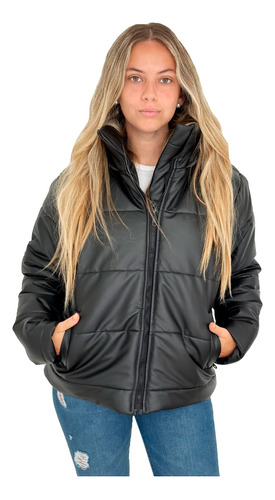 Customs Ba  Campera Inflable Puffer Mujer Impermeable 1