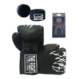  Luva Boxe Muay Thai+bandagem+ Bucal