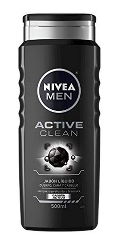 Nivea For Men Active Clean Body Wash - 16.9 Oz