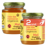 Kit 2 Mel Orgânico Fazenda Vale Das Palmeiras 300g