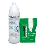Oxidante En Crema 20vol Polvo Decolorante Kitx2 Novalook