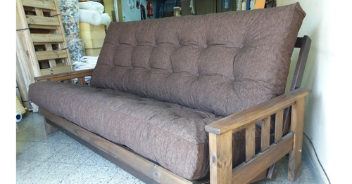 Futon 3 Cuerpos Guatambu + Colchon Chenille / Envio Gratis