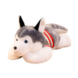 Peluche Muñeco Husky Grande Kawaii Suave Almohada Larga 50cm