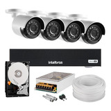 Kit Cftv Mhdx 1004c Intel 04 Camera 1080p 3.6mm Hd 1tb