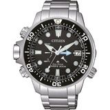 Reloj De Acero Citizen Bn2031-85e Aqualand Eco-drive