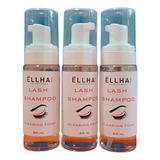 Lash Shampoo Espuma Ellha Cejas Pestañas X 10 Unidades