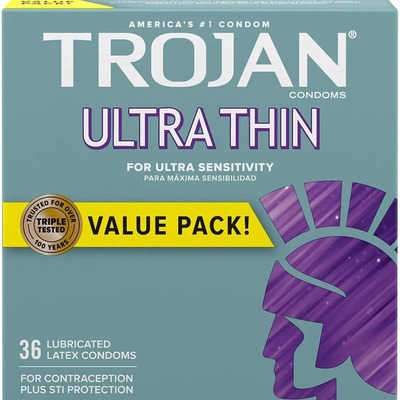 Condones Trojan Ultra Thin Sensitivy 36 Pzas El Mas Delgado | Envío gratis