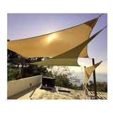 Toldo Vela Sombra 95% Malla Hdpe Rectangular 3x2 Beige