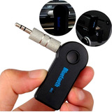 Receptor Bluetooth P2 Auxilar Carro Som Audio Android Musica