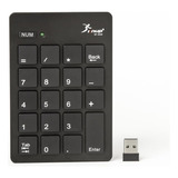 Mini Teclado Numérico Usb Sem Fio Kp-2038 Alcance 10 Metros