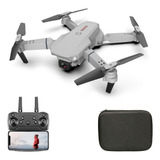 1 Drone E88 Rc Com Câmera 4k Rc Quadcopter 1 Bateria