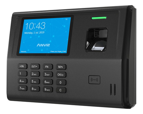 Control De Asistencia Anviz Ep300 Pro Huella Clave Tarjeta. Compatible Con Sistema Cloud