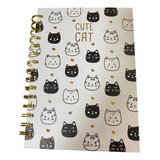 Cuaderno Libreta Gato Diseño Gatitos Kawaii Regalo