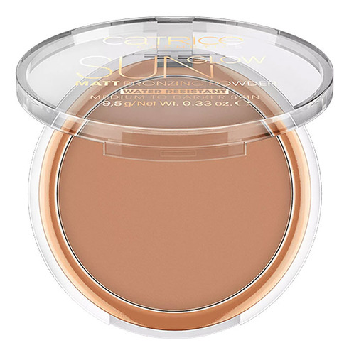 Iluminador En Polvo Bronceador Mate Catrice Sun Glow 035