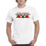 Camisas Para Hombre Blancas Guns And Roses Impresionantes
