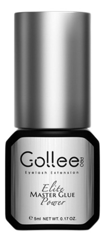 Gollee Elite Master Glue Power 5ml - Adhesivo De Pestañas Color Plateado