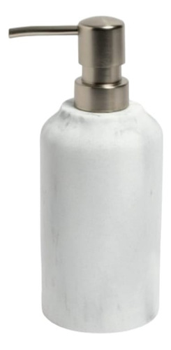 Dispenser Jabon Liquido Resina Simil Marmol Blanco Carrara