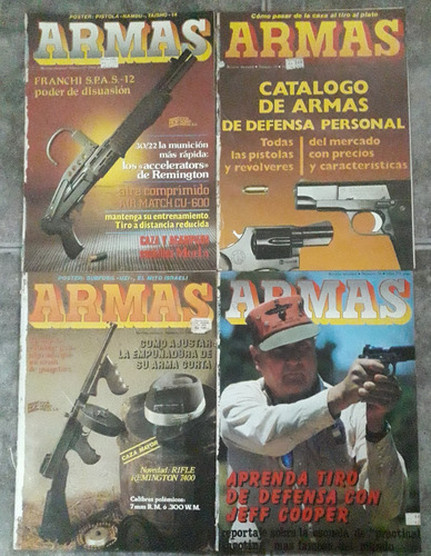 Lote De 5 Revistas Armas N°21-22-25-28