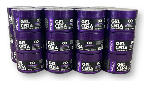 Gel Cera Hidratante Infinity Look's Hair 300gr(cx Com 12uni)
