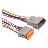 Conector Automotriz Pinxuan Box Dt 04 06 Con Arnés De Cables