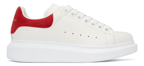 Alexander Mcqueen Oversized Sneaker 'blanco/rojo' Mujeres