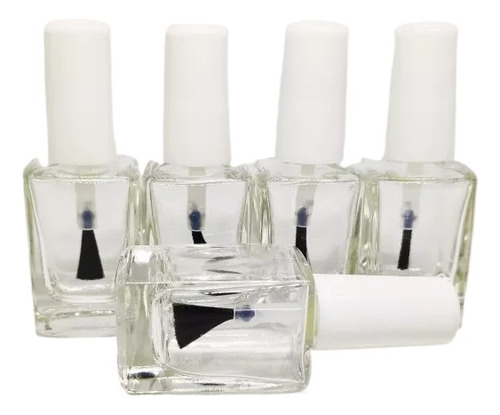 Frasco Esmalte Uñas Vidrio 12 Ml (10 Pzs)