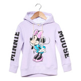 Buzo Minnie Mouse Niñas-teens Capucha Friza Hoodie Disney® 