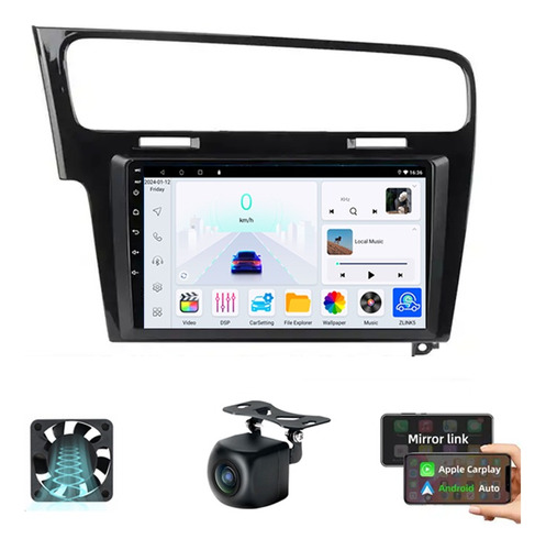 Auto Estereo Android Auto 2+64g Para Vw Golf 7 Mk7 2013-2017